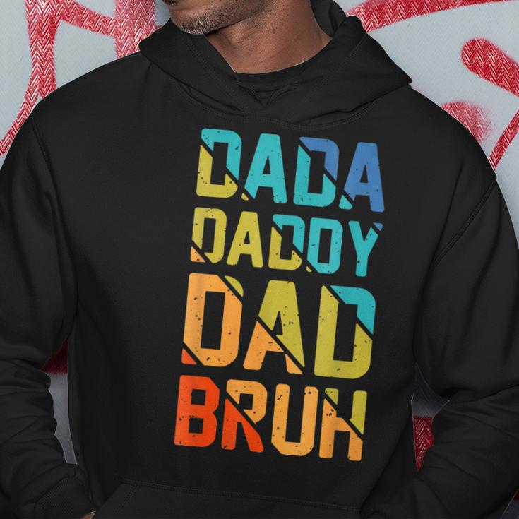 Dada Daddy Dad Bruh Vintage Funny Amazing Fathers Day Gift Hoodie Unique Gifts