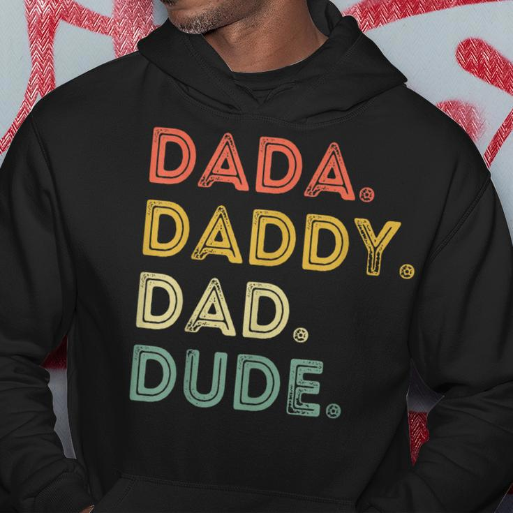 Dada Daddy Dad Dude | Fathers Day | Evolution Of Fatherhood Hoodie Unique Gifts