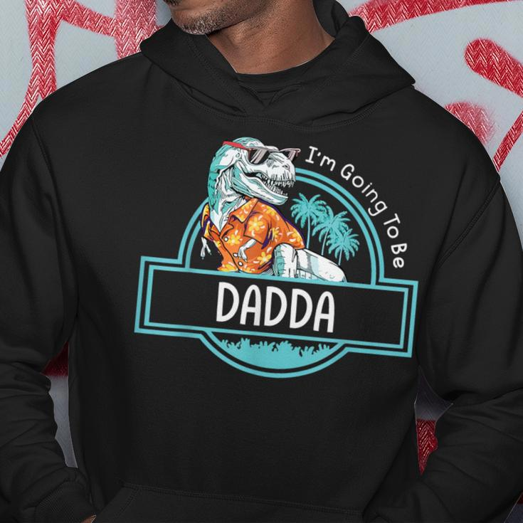 Daddy Dinosaur I'm Going To Be Dadda Baby Reveal 2024 Hoodie Unique Gifts