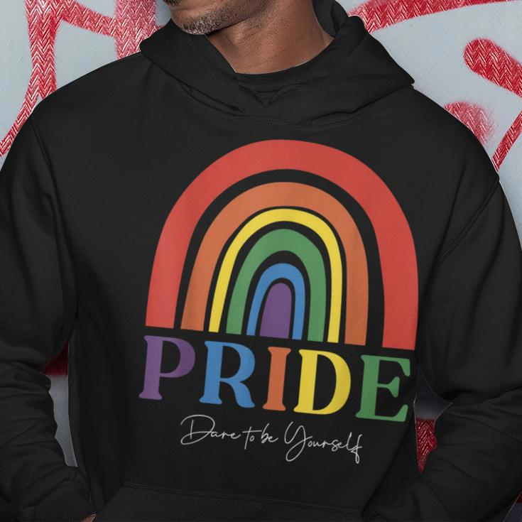 Dare To Be Yourself Love Is Love Gay Pride Month Lgbtq Hoodie Unique Gifts