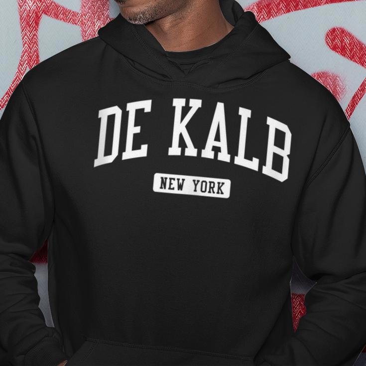 De Kalb New York Ny Vintage Athletic Sports Hoodie Unique Gifts