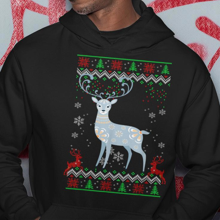 Deer Ugly Christmas Sweater Hoodie Unique Gifts