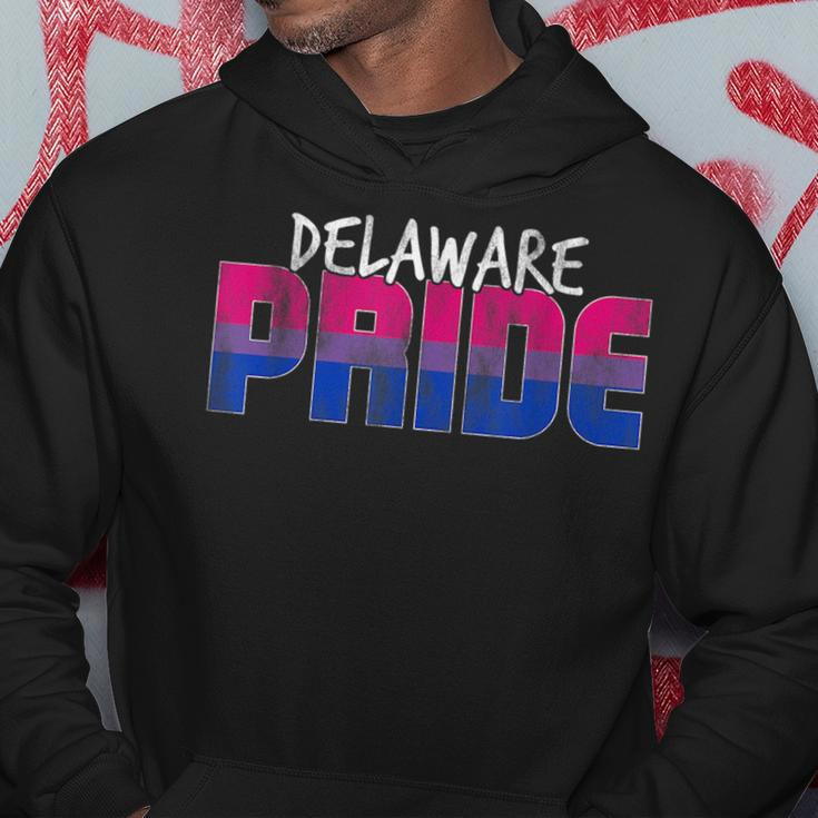 Delaware Pride Bisexual Flag Hoodie Unique Gifts