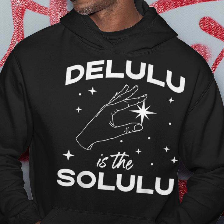 Delulu Is The Solulu Social Media Meme Hoodie Unique Gifts