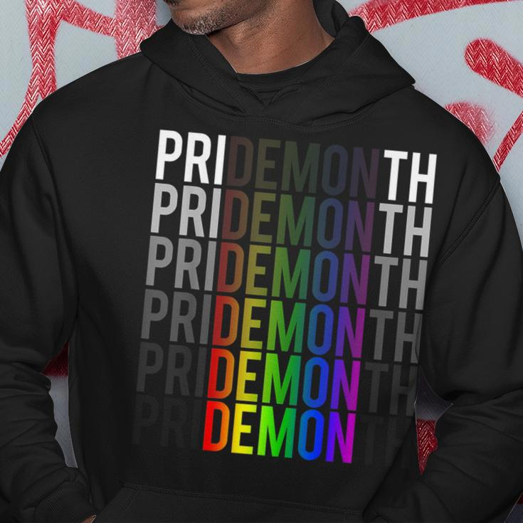 Demon Pride Month Lgbt Gay Pride Month Transgender Lesbian Hoodie Unique Gifts