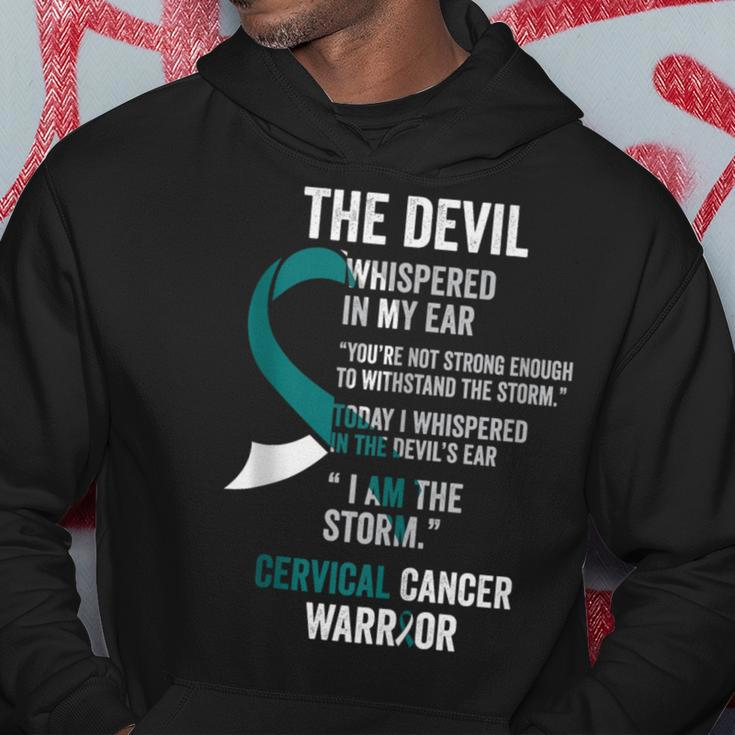 The Devil- Cervical Cancer Awareness Supporter Ribbon Hoodie Unique Gifts