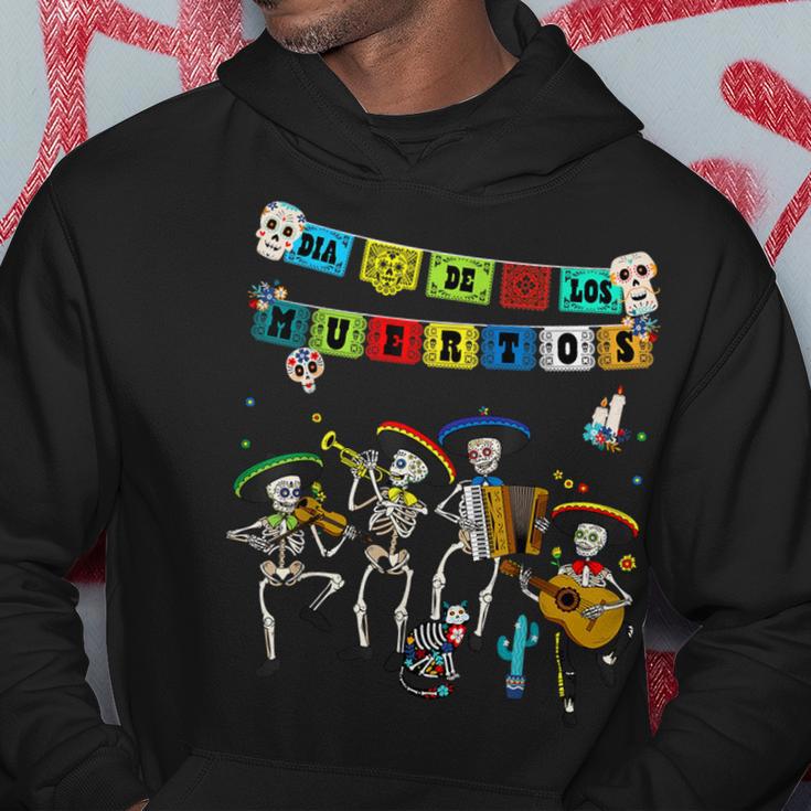 Dia De Los Muertos Papel Picado Calavera De Alfeñique Hoodie | Mazezy