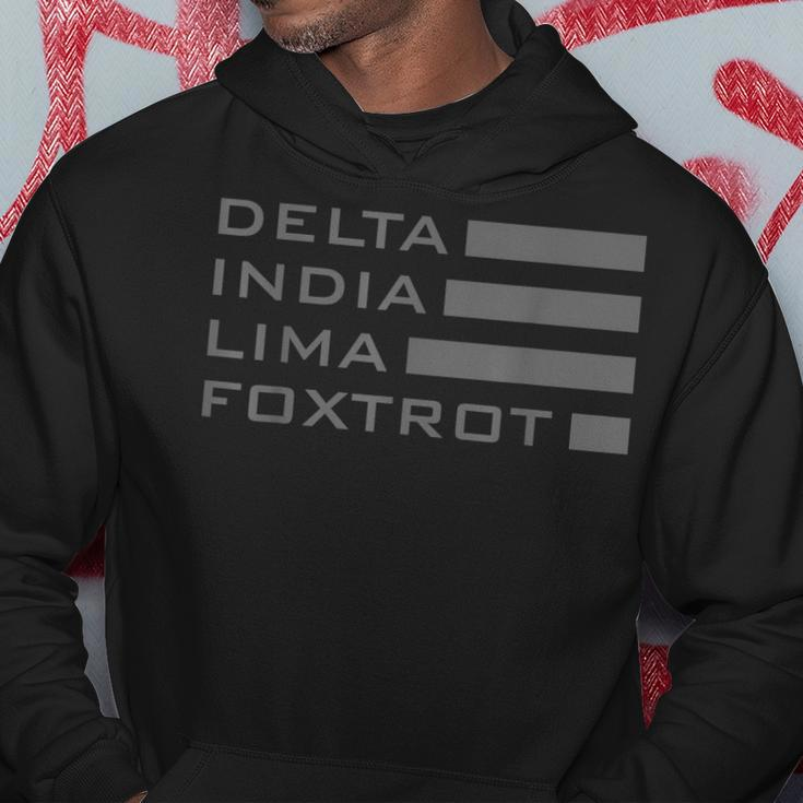 Dilf Delta India Lima Foxtrot Military Alphabet Hoodie Unique Gifts