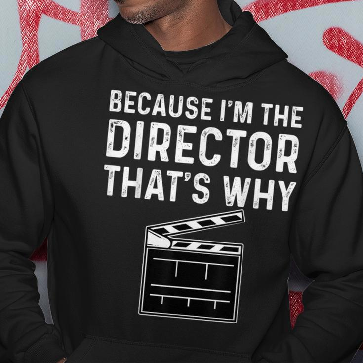 Director Theater Filmmaker Clapper Board Hoodie Unique Gifts