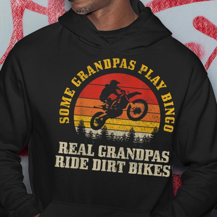 Dirt Bike Grandpa Vintage Motocross Mx Motorcycle Biker Gift Gift For Mens Hoodie Unique Gifts