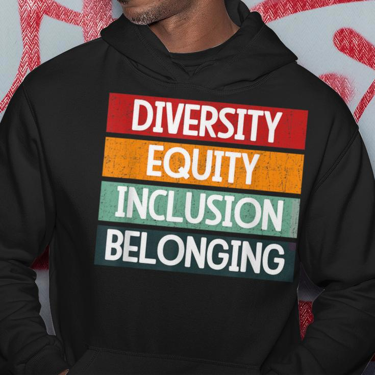 Diversity Equity Inclusion Belonging Hoodie Funny Gifts