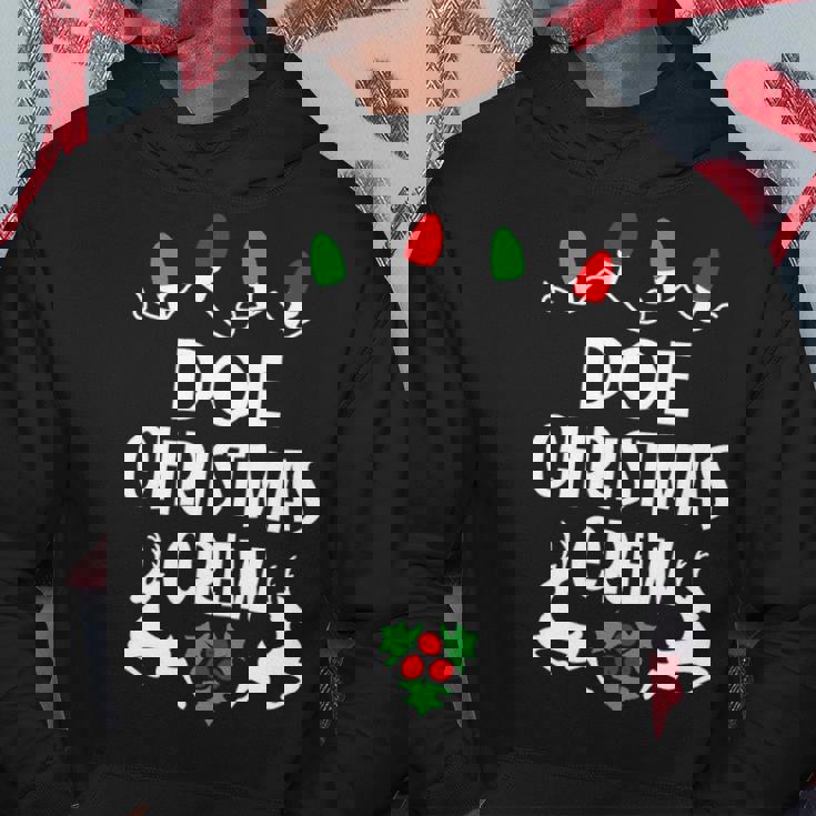 Doe Name Gift Christmas Crew Doe Hoodie Funny Gifts