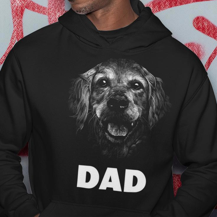 Dog Breed Face Lover Golden Retriever Dad Hoodie Unique Gifts