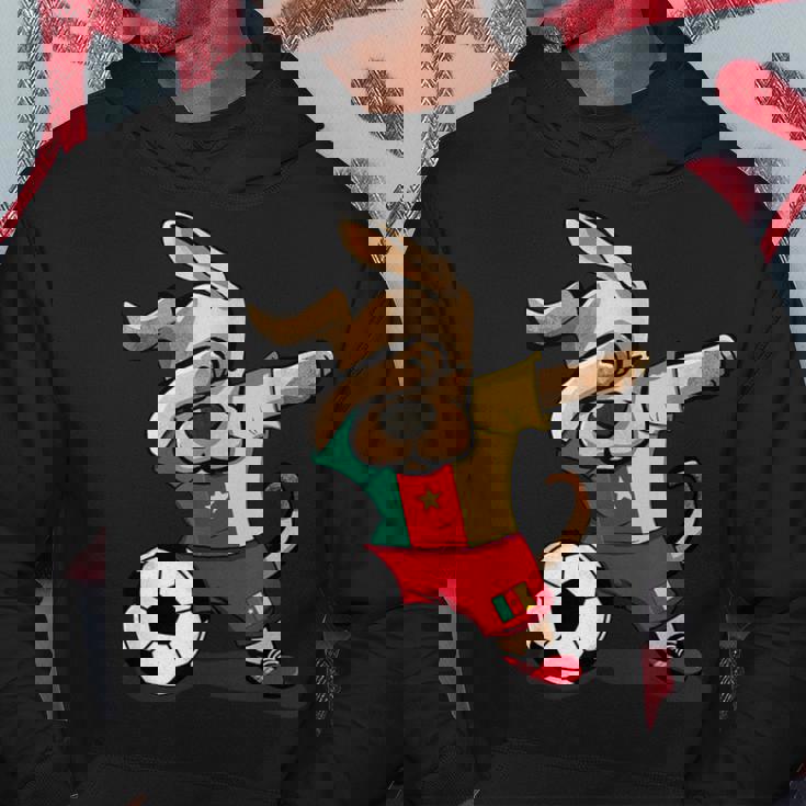 Dog Dabbing Soccer Cameroon Jersey Cameroonian Hoodie Unique Gifts