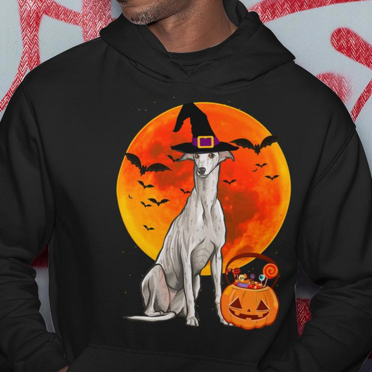 Dog Halloween Greyhound Jack O Lantern Pumpkin Hoodie Unique Gifts