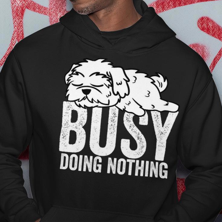 Dog Maltese Busy Doing Nothing Shirt Lazy Tee Boys Girls Gift Hoodie Unique Gifts