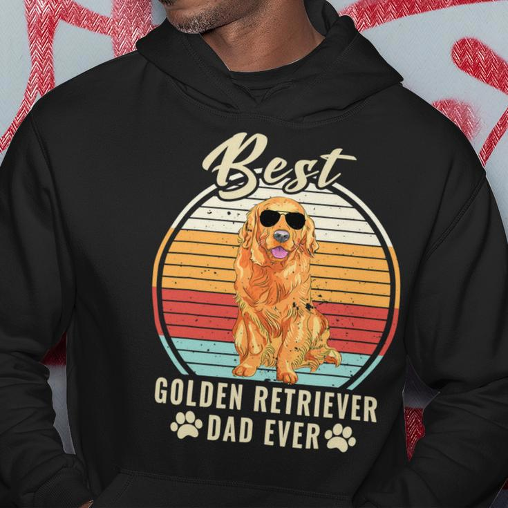 Dogs Best Golden Retriever Dad Ever Fathers Day Dog Gift Hoodie Unique Gifts
