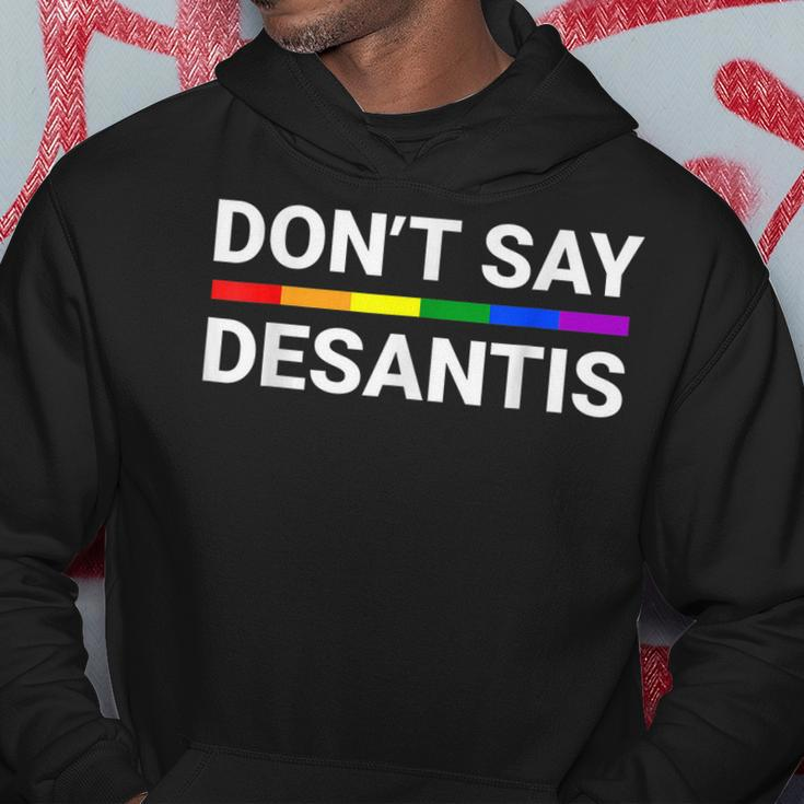 Dont Say Desantis Florida Say Gay Lgbtq Pride Anti Desantis Hoodie Personalized Gifts