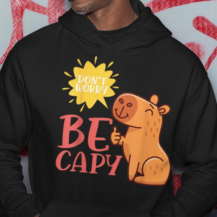 Dont Worry Be Capy Capybaras Rodent Animal Capybara Hoodie Unique Gifts