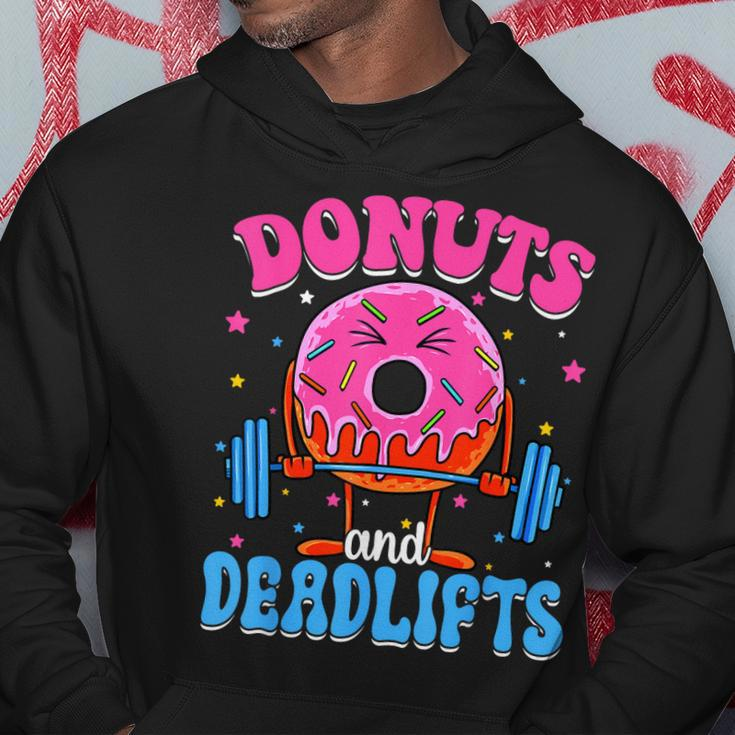 Donut And Deadlifts Barbell Doughnut Lover Girls Boys Son Hoodie Unique Gifts