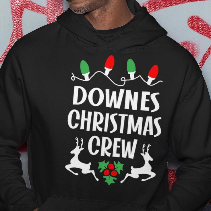 Downes Name Gift Christmas Crew Downes Hoodie Funny Gifts