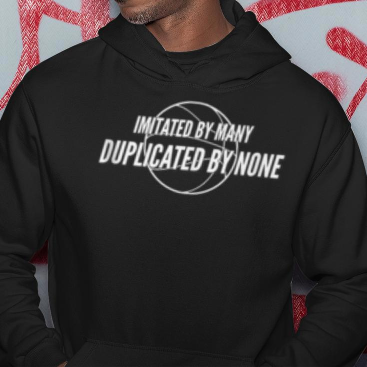 Duplicated By None Basketball Motivational Design Hoodie Unique Gifts