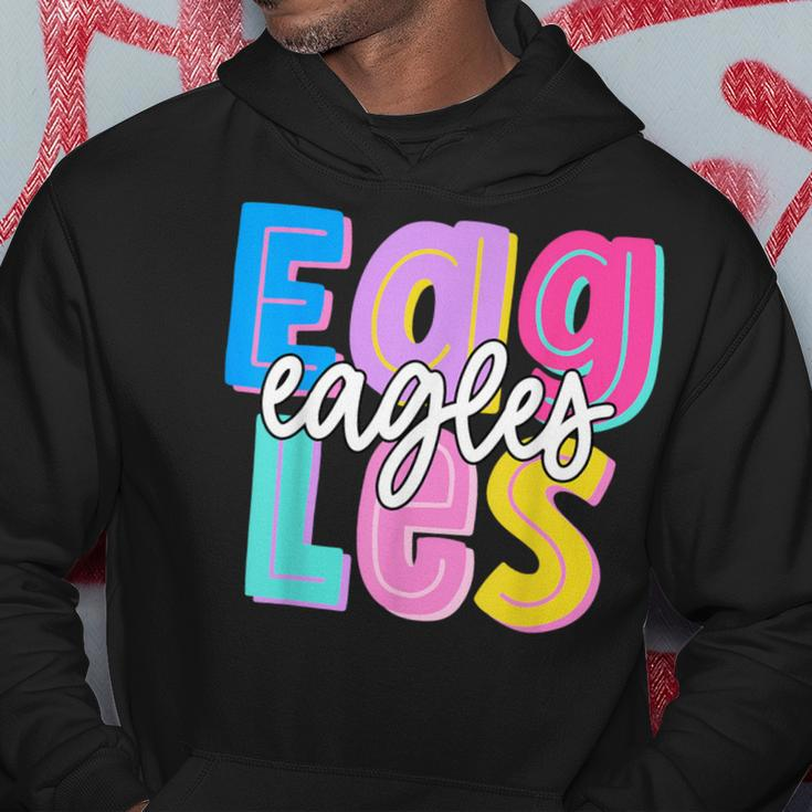 Eagles Colorful School Spirit Hoodie Funny Gifts