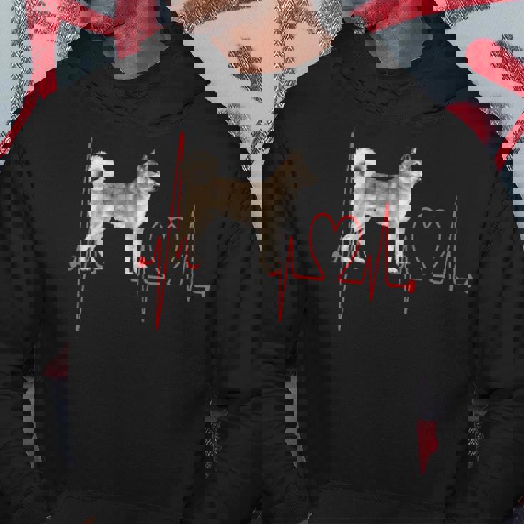 East Siberian Laika Dog Heartbeat Ekg My Dogs Are My Cardio Hoodie Unique Gifts