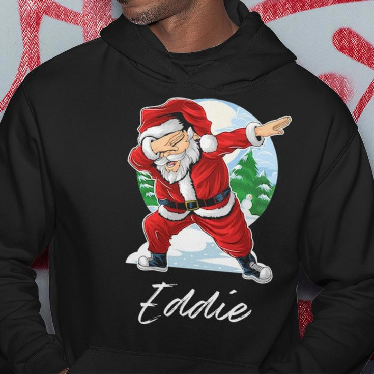 Eddie Name Gift Santa Eddie Hoodie Funny Gifts