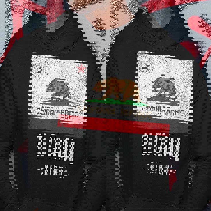 El Cajon California Cali City Souvenir Ca Flag Top Hoodie Unique Gifts