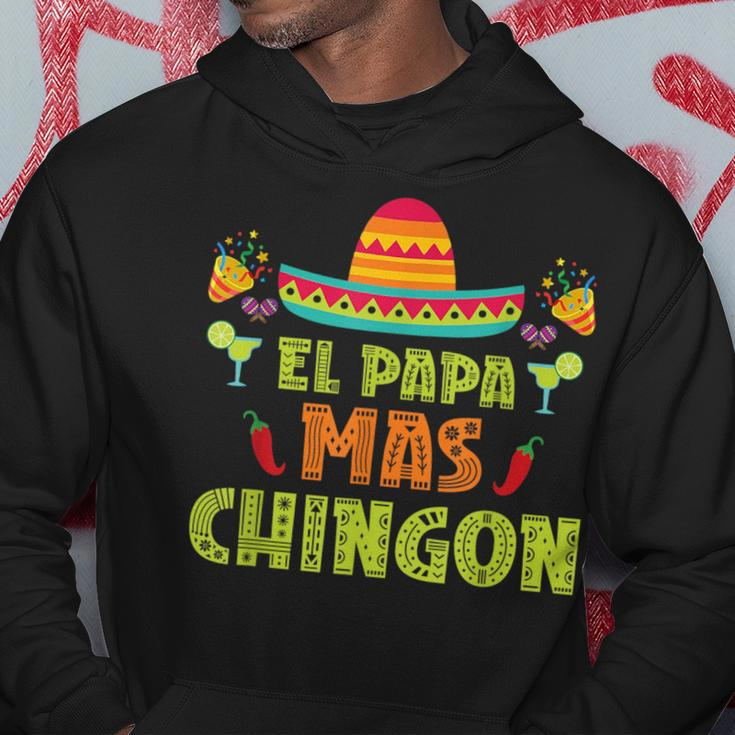 El Papa Mas Chingon Proud Mexico Lover Mexican Country Dad Hoodie Funny Gifts