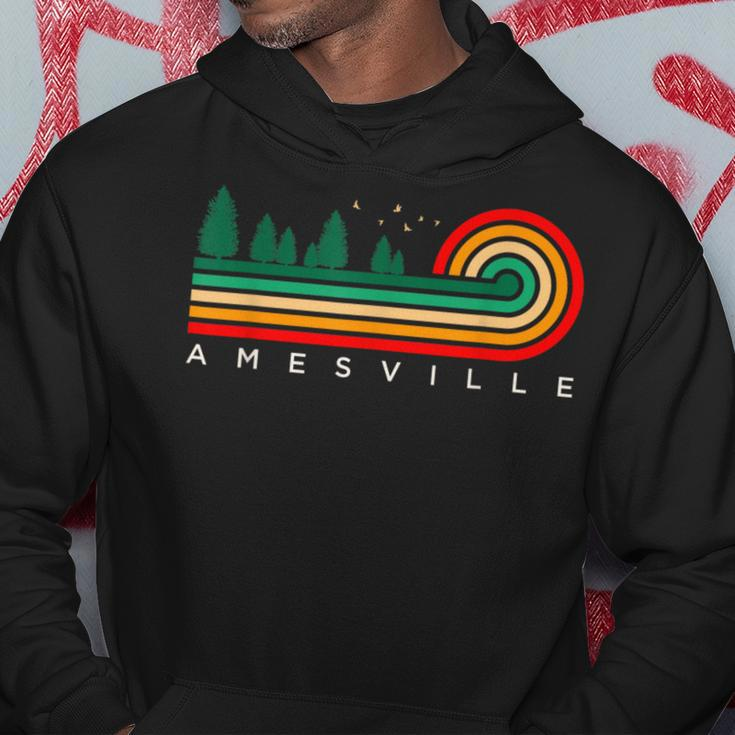 Evergreen Vintage Stripes Amesville Ohio Hoodie Unique Gifts