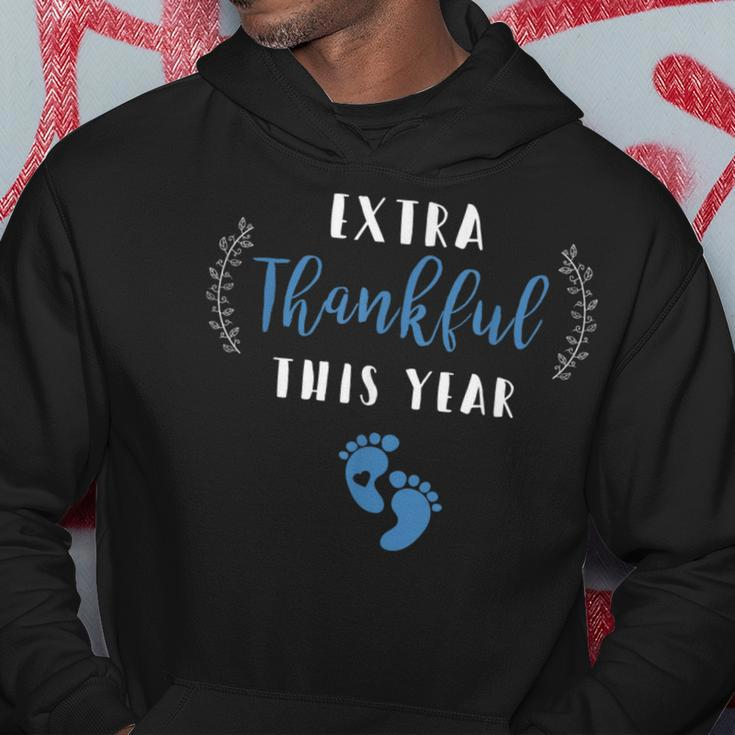 Extra Thankful This Year Boy Pregnancy Thanksgiving Hoodie Unique Gifts