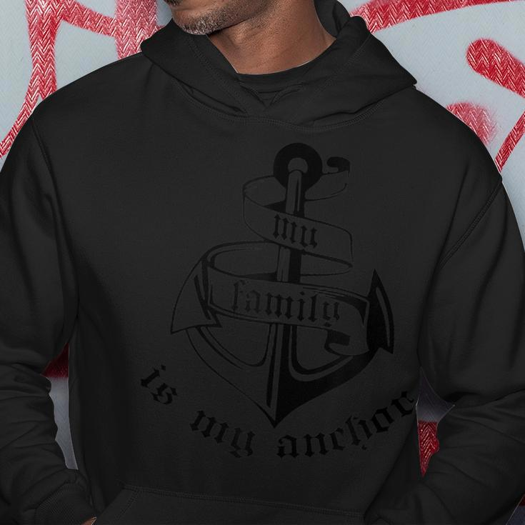 Family Is My Anchor Nautical Quote Hoodie Unique Gifts