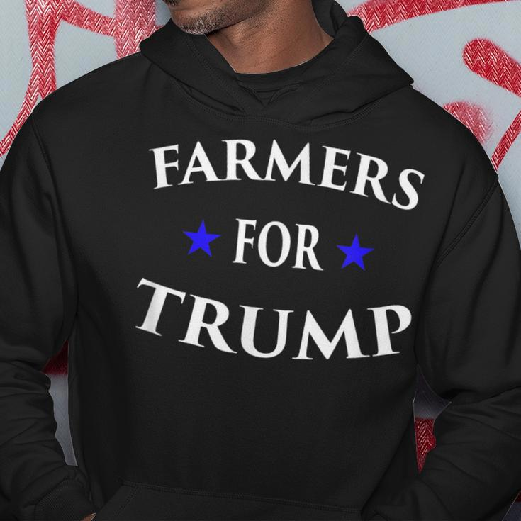 Farmers For Trump Farm Ranch Tractor Heartland Country Hoodie Unique Gifts