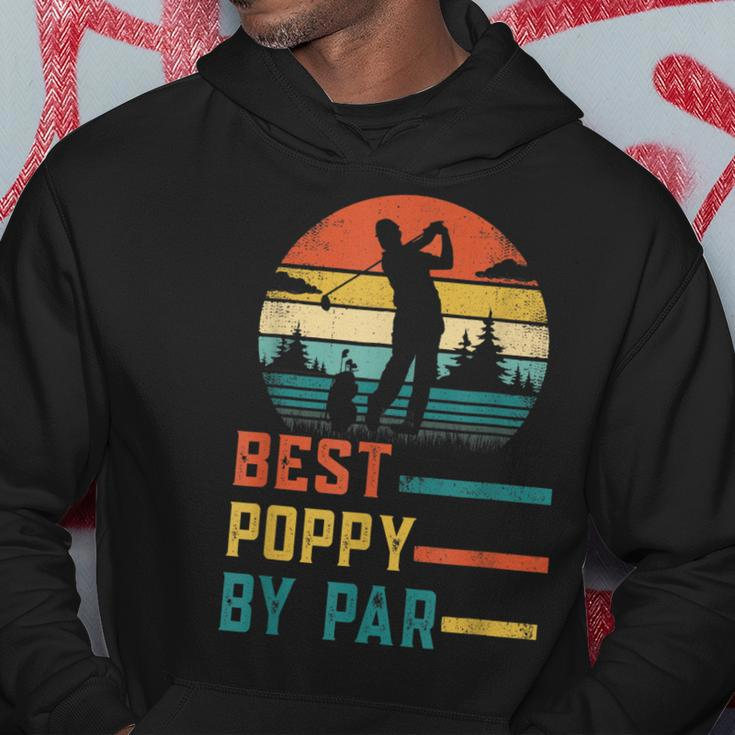 Fathers Day Best Poppy By Par Golf Gifts For Dad Grandpa Hoodie Unique Gifts