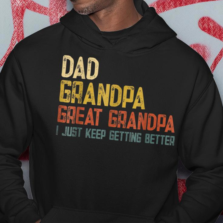 Fathers Day Dad Grandpa Great Grandpa Hoodie Funny Gifts
