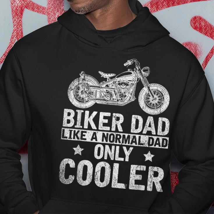 Fathers Day Funny Bike Riding Dad Motorcycle Biker Hoodie Unique Gifts