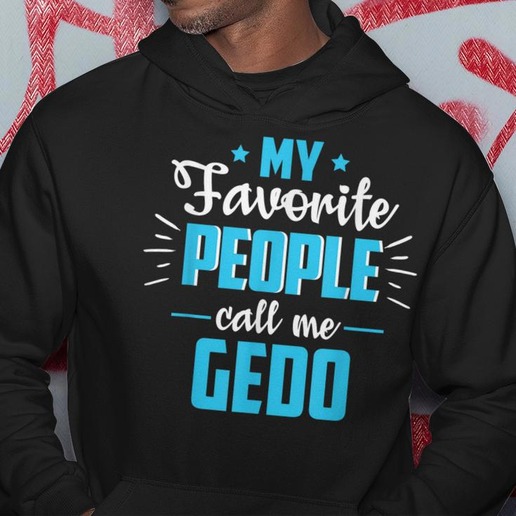 Fathers Day Gifts For Grandpa Favorite People Call Me Gedo Hoodie Unique Gifts