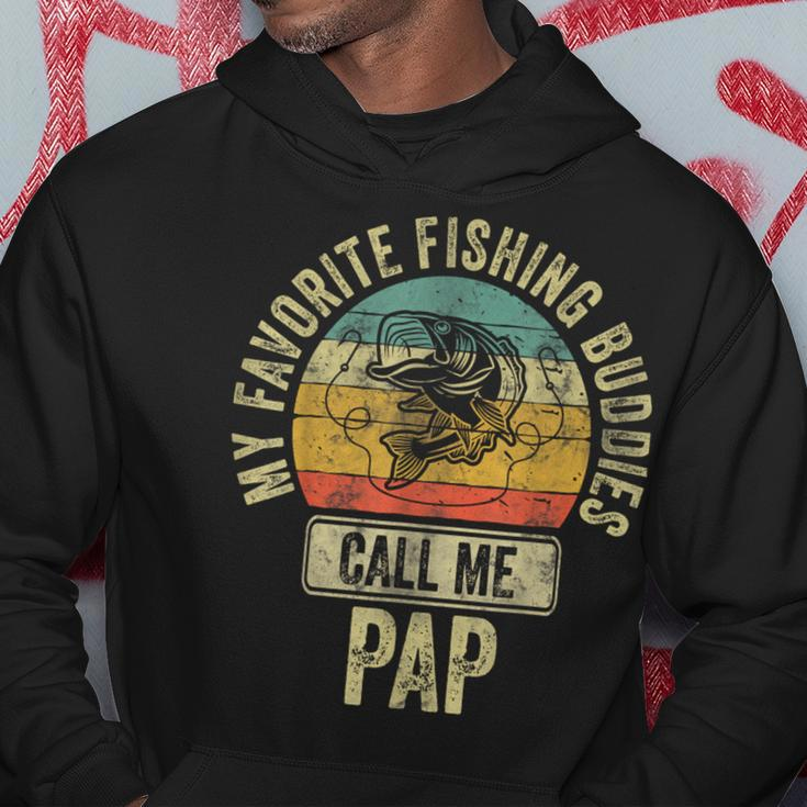 My Favorite Fishing Buddies Call Me Pap Fisherman Hoodie Unique Gifts