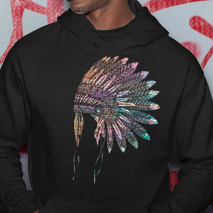 Feathers Headdress Native American Roots Native American Hoodie Unique Gifts