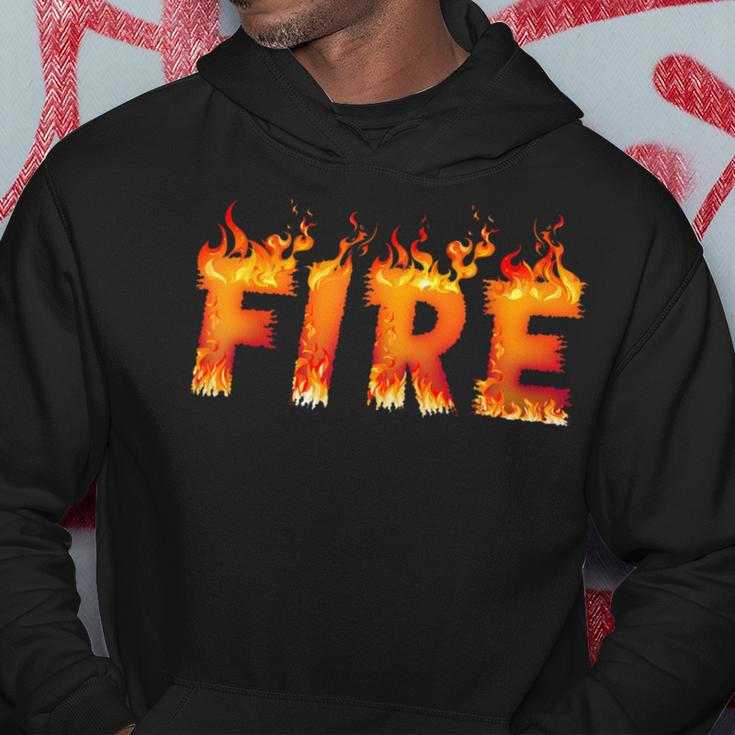 Fire Halloween Costume Fire And Ice Matching Couples Hoodie Funny Gifts