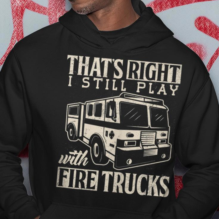 Firefighter Fireman Thin Red Line FunnyFireman Funny Gifts Hoodie Unique Gifts
