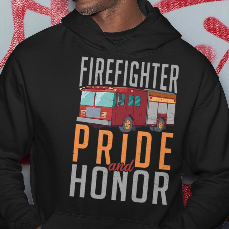 Firefighter Pride And Honor Fire Rescue Fireman Hoodie Unique Gifts