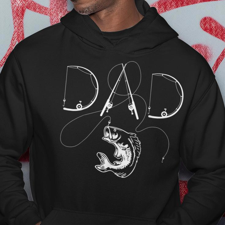 Fisherman Dad Fishing Enthusiast Fish Lover Daddy Fathers Hoodie Unique Gifts