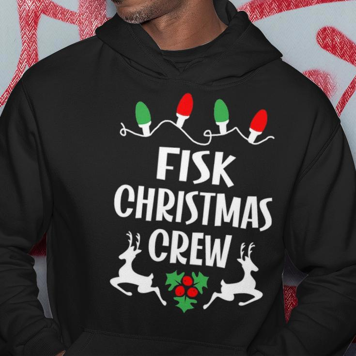 Fisk Name Gift Christmas Crew Fisk Hoodie Funny Gifts