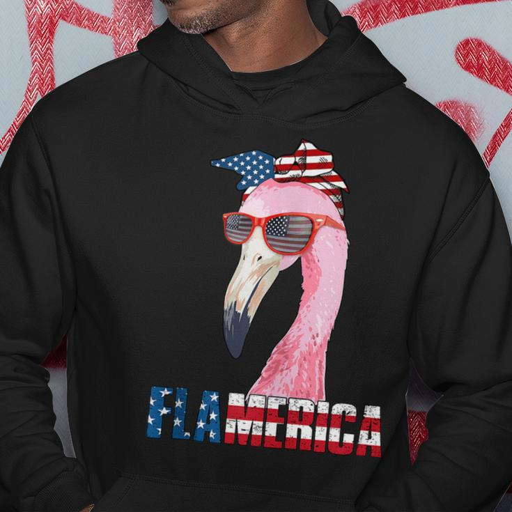 Flamingo 4Th Of July Flamerica Patriotic Hoodie Unique Gifts