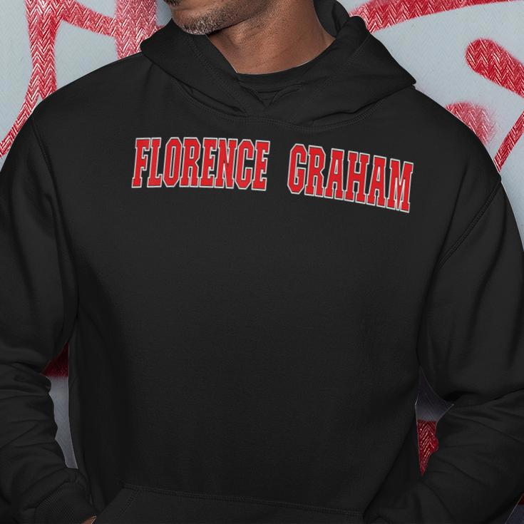 Florence-Graham California Souvenir Trip College Style Red Hoodie Unique Gifts