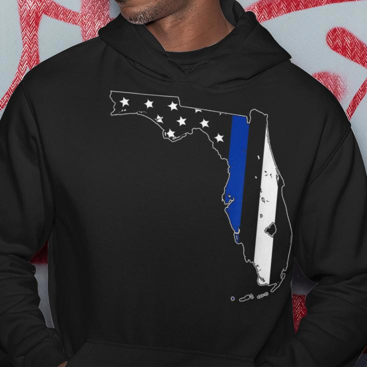 Florida Thin Blue Line Police State Hoodie Unique Gifts