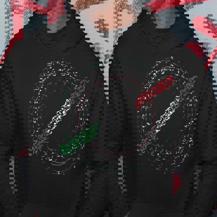 Flute Musician Music Lover Treble Clef Italian Flutist Hoodie Unique Gifts
